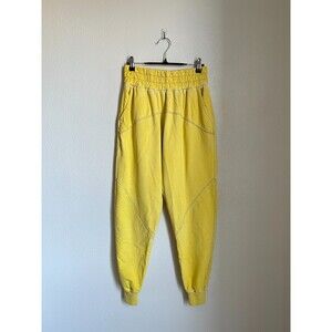 Out From Under Wyatt Drop Crotch Jogger Pant in Yellow Size XS